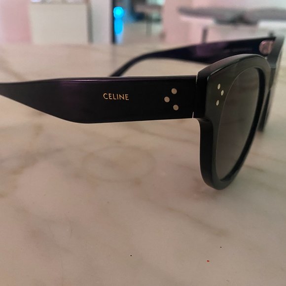 Celine Round Frame Acetate Sunglasses - Picture 6 of 12